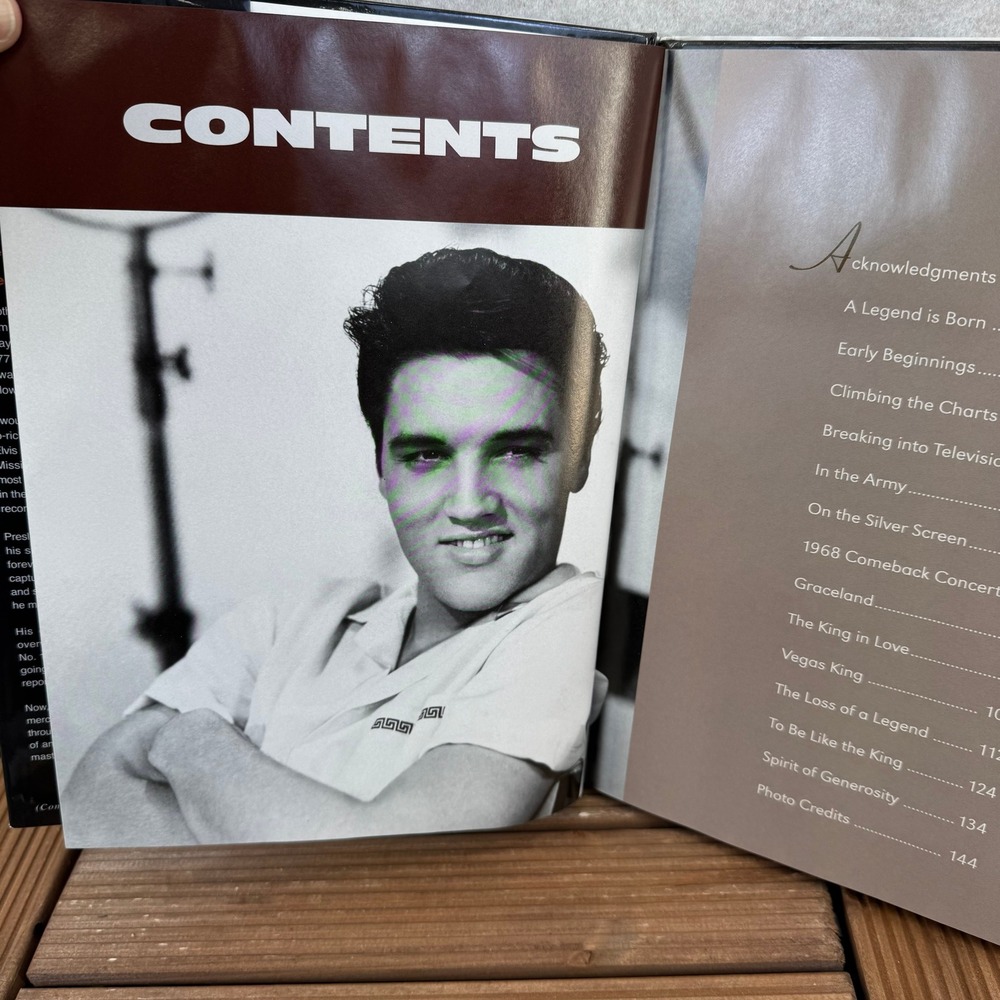 Elvis The King Remembered Hardcover Book with CD SEALED - Picture 7 of 12